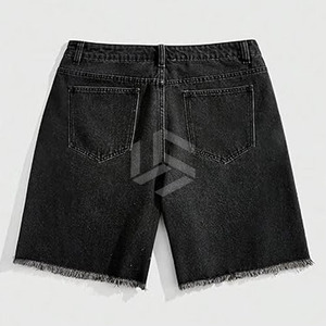 Streetwear <b>Men</b> Casual Denim <b>Jeans</b> Shorts / Custom High Quality Vintage Acid Washed Summer Gym Running Quick Dry Breathable - Product Image 2