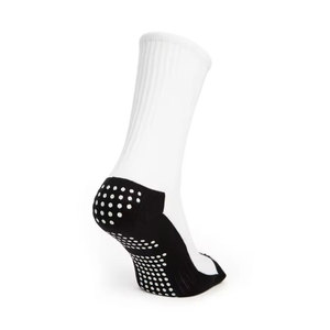 Calcetines Blancos para Hombre con Punta y Talón Negros, Antideslizantes, Transpirables, de Secado Rápido, Tejidos, 100% Algodón, Estilo Regular, para Primavera - Product Image 4