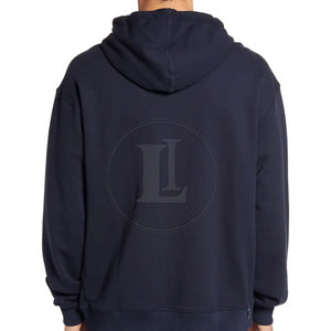 Sweat-shirts classiques décontractés pour hommes, 100% coton, à capuche, respirants, confortables, coupe classique, tenue quotidienne - Product Image 3