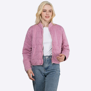 Blouson Bomber Femme, Doudoune Unisexe, Manteau d'Hiver Chaud pour Femme, Rose Pâle, Style Streetwear, Veste Bulle - Product Image 6
