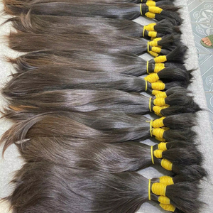 Materia prima vietnamita de alta calidad, cabello natural de Vietnam para extensiones de cabello, precio al por mayor, 1 kg, longitudes de 40 cm a 90 cm. - Product Image 1