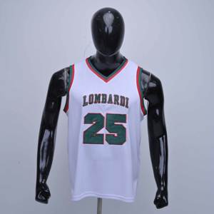 Maillot de basket-ball pour homme de qualité supérieure, fabrication personnalisée avec logo brodé sur le devant et le dos. - Product Image 4