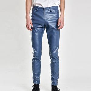 กางเกงผู้ชายแฟชั่นล่าสุดปี 2026 หนังแท้ ทรงตรง เอวกลาง สไตล์ลำลองแนวสตรีท กันน้ำ ระบายอากาศ ผลิตจากโรงงาน รับสั่งทำ - Product Image 2