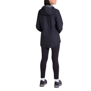 Chaqueta cortavientos con cremallera para mujer, con capucha y diseño de bolsillos laterales - Product Image 3
