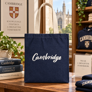Blue 300 GSM Denim <b>Tote</b> Bag 34x38-cm One-Side Flock Print Custom Logo Wholesale OEM Private Label Bulk SNCH171-TIC Pro - Product Image 6