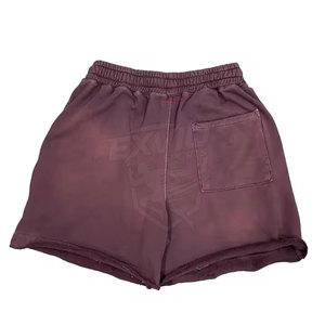 Service OEM, prix raisonnable, shorts pour hommes, dernier style, design personnalisé, streetwear, shorts effet délavé - Product Image 2