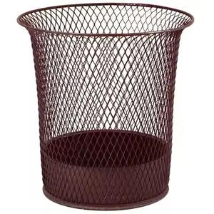 Cubo de Basura Metálico Clásico Contemporáneo que Ofrece Almacenamiento Premium en Sala de Estar, Dormitorio y Cocina - Product Image 6