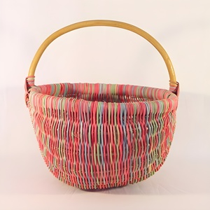 ตะกร้าปิกนิกหวายสีชมพูใส่โลโก้ได้ตามต้องการ - Product Image 6