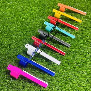Finger <b>Ring</b> <b>Thinning</b> Razor with Customizable Color 9 Pcs Stainless Steel Professional Single Edge Hair Cutting and Texturizing - Product Image 1