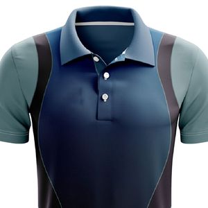 Uniforme de cricket pour hommes bleu marine et turquoise, polo en jersey, pantalon assorti, manches courtes, vêtements d'équipe, tenue de jeu athlétique - Product Image 2