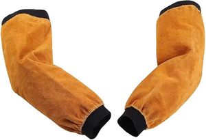 Manchon de soudage ignifuge jaune à double couture, coupe standard, vêtement de sécurité pour la protection contre le feu, 18,7 x 5,51 pouces - Product Image 4