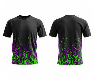 Camiseta Deportiva Sublimada Personalizada, Ropa Deportiva de Alto Rendimiento |   Tallas Unisex para Adultos |   Camiseta Ligera, Transpirable y de Secado Rápido - Product Image 1