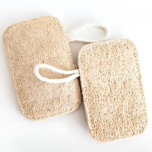 Juego de Esponjas de Lufa de Marca Privada de Lujo, Esponja de Lufa al por Mayor, Almohadillas Rectangulares para Limpieza de Platos - Product Image 6