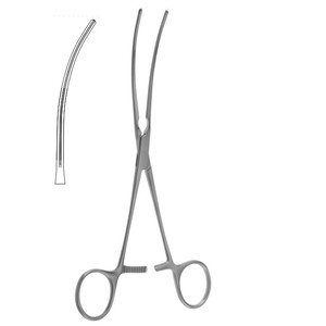 Pinzas Vasculares Curvas DeBAKEY-BAINBRIDGE de 1.5in/2.3in (4cm o 6cm) de Longitud de Mandíbula, Longitud Total de 17.4cm/19.7cm ZETOMEDPRO - Product Image 1
