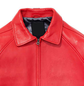 Chaqueta Bomber de última temporada para hombre, de cuero genuino, con decoración de piel de oveja, chaqueta de cuero no tejido para invierno. - Product Image 6