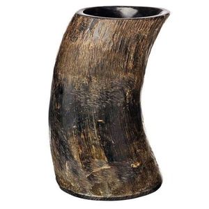 Jarra de Cuerno de Búfalo Natural de Alta Calidad con Asa para Cerveza, Vino, Sidra, Cerveza Alemana, Jarra de Cuerno para Beber, Piel Natural - Product Image 4