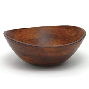 Salad Fruit Bowl Home Decoration Wooden Gift Bowl Natural Good Price Unique Design <b>Heart</b> Shape - Product Image 2