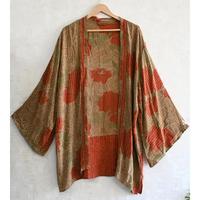 Robe Kimono en Soie Florale de Luxe Grande Taille pour Femme, Longueur Genou, Style Bohème Élégant, Tenue Décontractée et de Nuit pour l'Automne