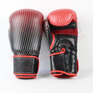 Cuir PU de haute qualité respirant Fighting-Training OEM ODM Logo personnalisé Cuir véritable Concevez vos propres gants de boxe - Product Image 2