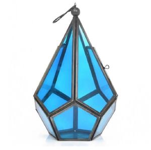 Elegante Linterna Marroquí de Hierro y Vidrio, Hecha a Mano, Ecológica y Duradera, para Decoración Navideña, Eid, Hogar, Decoración Festiva - Product Image 4