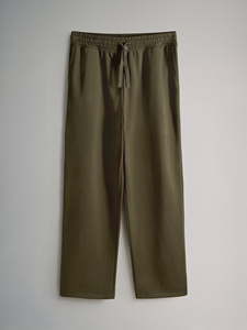 Professional Men Fast Dry Stretch Pants Ice Silk <b>Trousers</b> Solid Color Mid-Waist Breathable Straight-Leg Casual Pants Sweatpants - Product Image 4