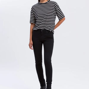 Jeans en denim vintage pour femmes, pantalons déchirés de haute qualité, grandes tailles, extensibles, service OEM - Product Image 2