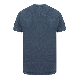 T-shirts gris pour hommes, surdimensionnés, personnalisés, de haute qualité, unis, effet délavé, sérigraphie, style vintage usé - Product Image 4