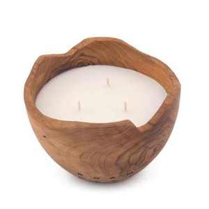 Best Selling Wooden Base Candle Bowl For Home Wedding Festive Modern Rustic Candle Container For Table decor Restaurants & Cafes - Product Image 3