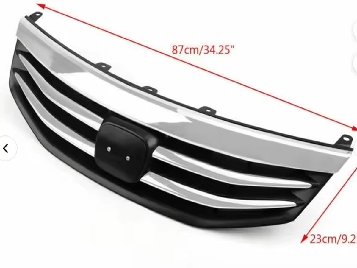 OEM 71121 TB0 H01 Front Bumper Radiator Upper Grille Used For Honda Accord 2011 2012 Auto Parts Image 3