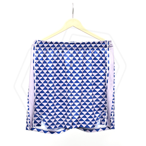 Men's Geometric Pattern Board <b>Shorts</b> Blue White Quick Dry Elastic Waist Casual <b>Swimwear</b> Premium Quality Made In Sialkot Pakistan - Product Image 1