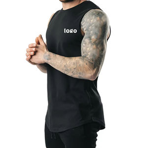 เสื้อกล้ามผู้ชายคุณภาพพรีเมียมขายดี ดีไซน์ใหม่ MOQ ต่ำ ระบายอากาศได้ดี สวมใส่สบายที่สุดสำหรับผู้ชาย - Product Image 2