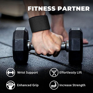 Sangles de levage en néoprène légères, de qualité supérieure, antidérapantes et respirantes pour la musculation, la musculation et l'entraînement professionnel. - Product Image 2