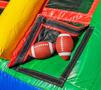 Grand jeu gonflable de lancer de ballon de football pour événements sportifs en plein air, fêtes et entreprises, marque MILE, garantie 3 ans