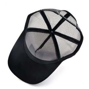Custom Manufacturer Outdoor Animal Patch Trucker <b>Hat</b>-Factory Direct White & <b>Black</b> Breathable Mesh 3D Embroidery OEM/ODM - Product Image 5