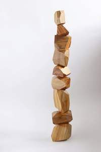 <b>Wooden</b> Square Balance <b>Stacking</b> Game Handmade Eco-Friendly Craft <b>Toy</b> for Kids Housewarming Diwali Birthday Wholesale Low Price - Product Image 3