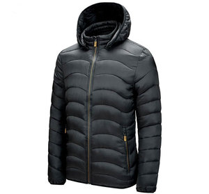 Men's Cotton-padded <b>Jacket</b> Solid Color Multi-pocket <b>Jacket</b> Warm <b>Light</b> Windproof Hooded <b>Waterproof</b> Winter - Product Image 6
