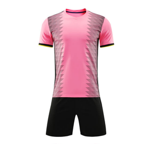 Custom Soccer Uniforms Sublimated Football Jerseys Shorts Team Kits 100% Polyester Breathable Windproof Private <b>Label</b> - Product Image 6