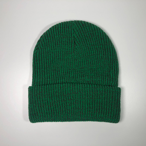 Unisex Green Acrylic Knitted <b>Beanie</b> Solid Color Winter <b>Hat</b> Casual Style 56-58CM Head Circumference Adult Size - Product Image 5