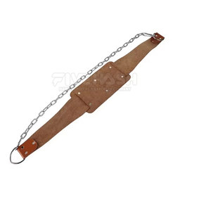 Ceinture de musculation pour l'haltérophilie avec chaîne métallique, taille ajustable, idéale pour la salle de sport - Product Image 5