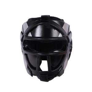 Protège-tête d'arts martiaux de couleur rouge, de qualité supérieure, pour adultes, casque de boxe, protection du visage, protège-tête pour entraînement de combat - Product Image 4