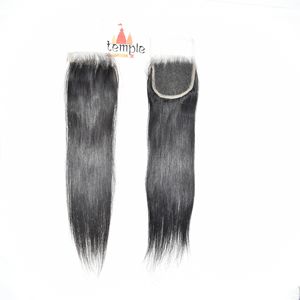 4*4 HD Closure Braiding 100% Unprocessed Deep Wave Indian Temple Virgin Women Natural Color <b>Black</b> Vendors Human <b>Hair</b> <b>Extensions</b> - Product Image 4