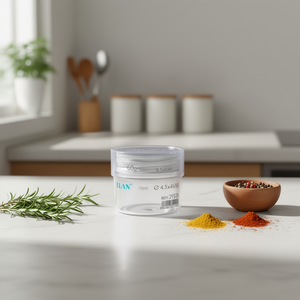 Barattolo Multiuso Ilan 60g con Tappo in Alluminio 4.5x4mm, Contenitore in Plastica Trasparente - Product Image 3