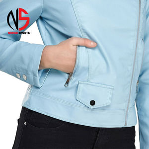 Chaqueta de Cuero Genuino para Mujer, Estilo Moderno, Colores Personalizados, Precio al por Mayor, Chaquetas Ligeras para Mujer en Nurak2026 - Product Image 5