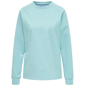 Sweat-shirt personnalisé OEM à manches longues, décontracté, coupe courte, avec impression personnalisée, vente en gros, style minimaliste, pour femme - Product Image 1
