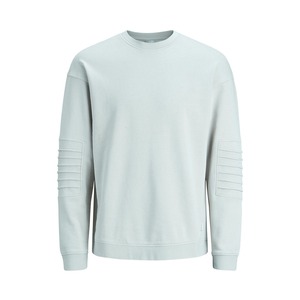 Sudadera Personalizada con Logotipo para Hombre, Color Azul Claro, Cuello Redondo, Felpa, Alta Calidad, Ecológica, Corte Regular, Manga Larga - Product Image 1