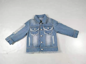 Vestes décontractées pour enfants, garçons et filles, veste en jean pour enfants de 6 à 10 ans, vêtements pour enfants, veste en jean pour filles - Product Image 3