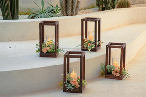 Faroles de Vela de Calidad de Exportación India, Decoración Rústica para Mesa de Boda, Centro de Mesa con Farol para Boda, Decoración Estilo Granja - Product Image 3