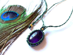 Handcrafted Macrame Beaded Pink Cord <b>Adjustable</b> Boho Crystal Wedding Jewelry Gift for Women - Product Image 3