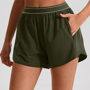 Shorts de Yoga de Secado Rápido para Mujer, Efecto Piel Desnuda, Cintura Alta, Levanta Glúteos, con Bolsillos, para Correr, Gimnasio y Deportes al Aire Libre - Product Image 4