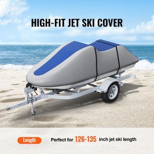 Funda Impermeable para Moto Acuática de Alta Resistencia 600D, 126" X 135", Remolcable, Resistente a los Rayos UV, Grado Marino para Seadoo - Product Image 2